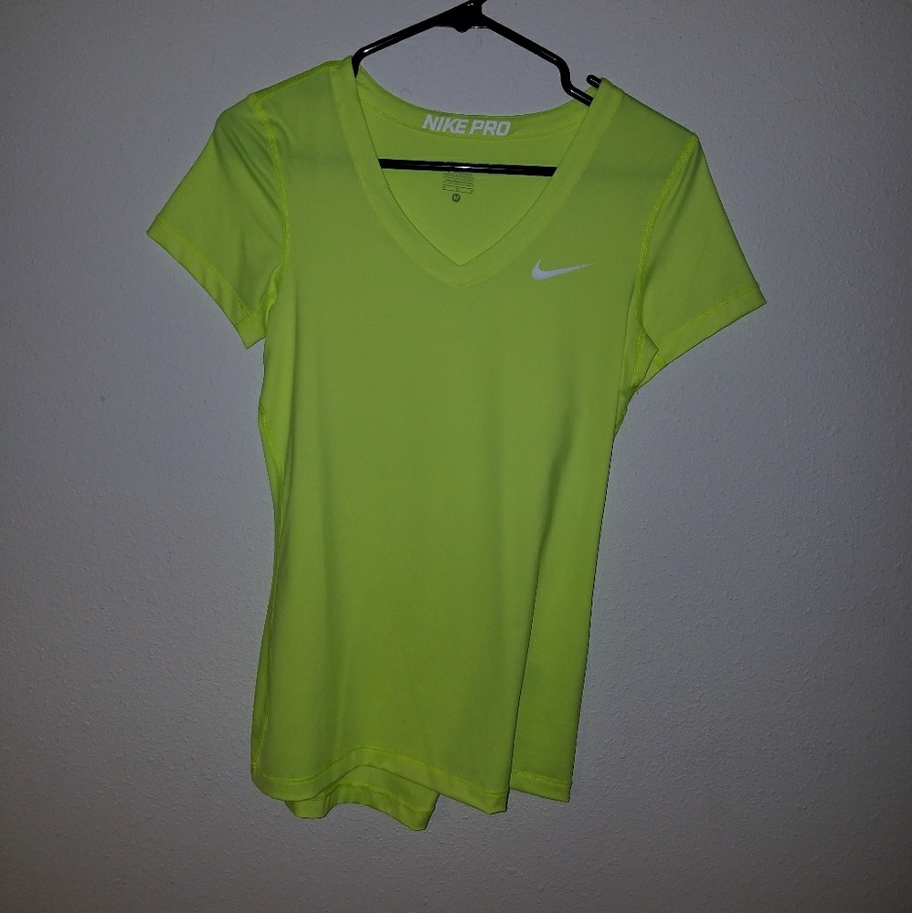 Neon Yellow Nike t-shirt NWOT